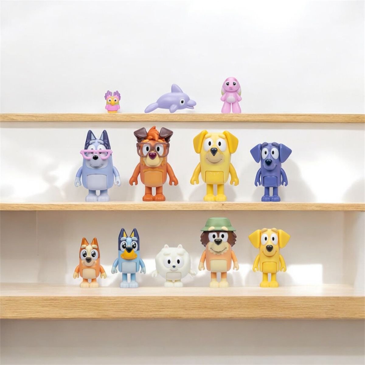 6pcs Bluey Dog Action Figure Kids Toy